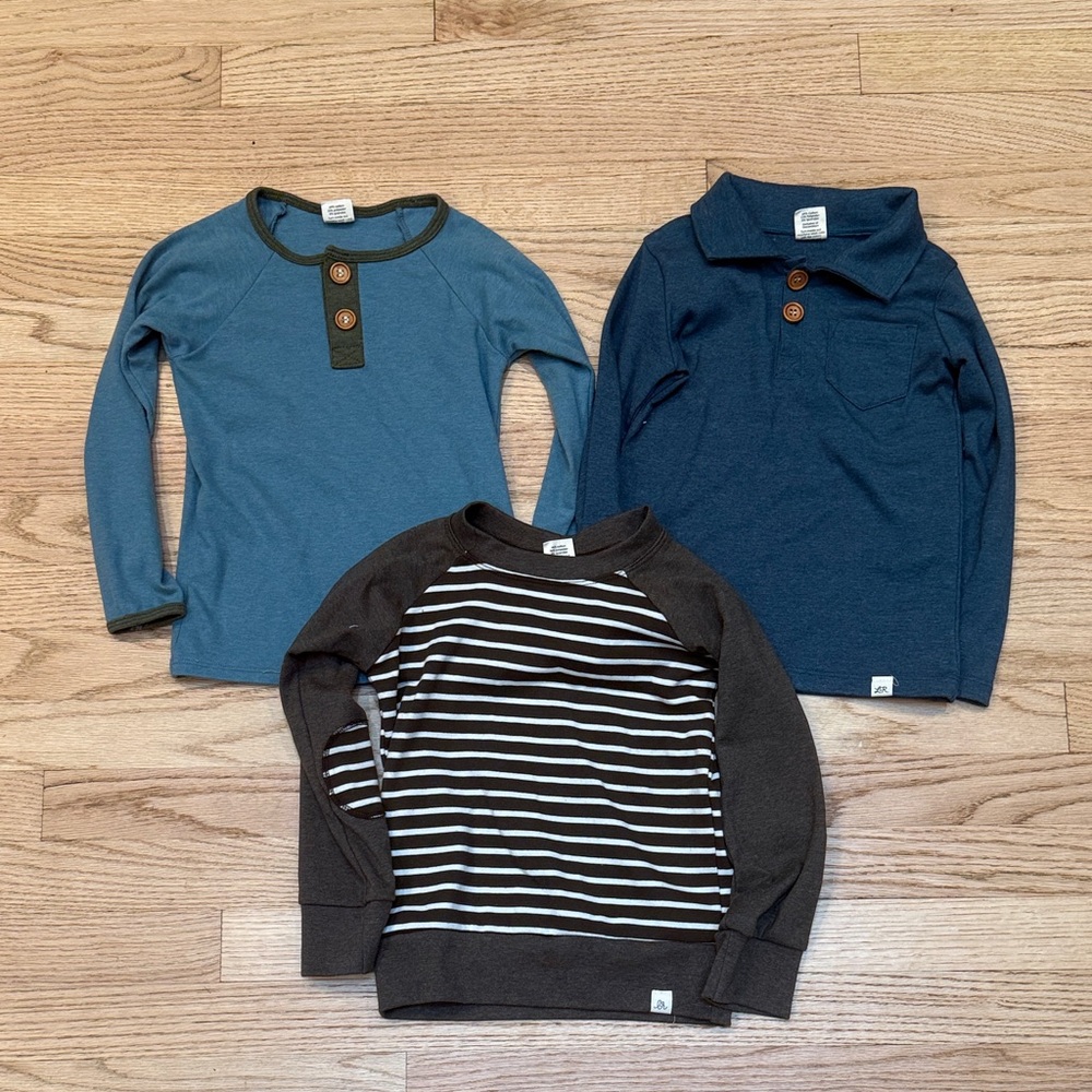 Boys Long Sleeve Shirt Bundle -2T